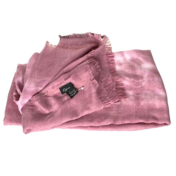 Cejon Tie Dye Blanket Scarf Wrap Eyelash Fringe - Picture 6 of 6